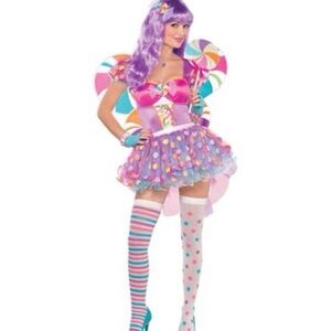 COPY - Adult Halloween Costume pink sexy doll dress